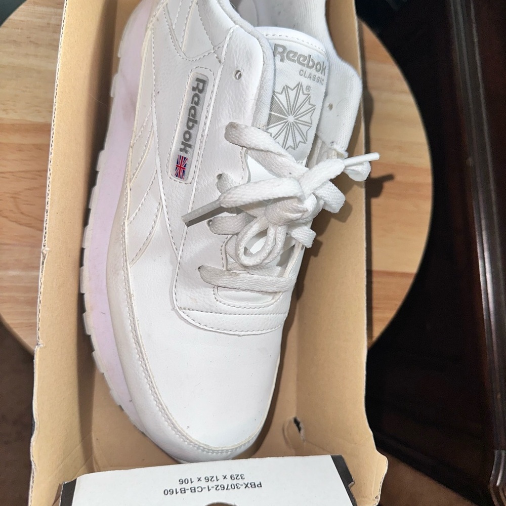 Reebok Classic White Leather Shoes